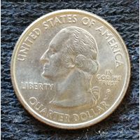 США 1/4 доллара, 2001 Квотер штата Нью-Йорк Отметка МД: "P" - Филадельфия, KM# 318