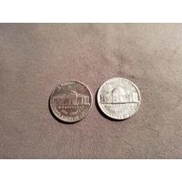 5 Центов 1974, 1995   "Jefferson Nickel"