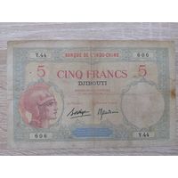 ФРАНЦУЗСКОЕ ДЖИБУТИ 5 РЕДКАЯ ВОЗМ.ОБМЕН