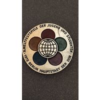Значек знак Значок X Всемирный фестиваль молодежи и студентов в Берлине 1973,200 лотов с 1 рубля!!!