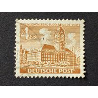 Германия 1949. Немецкие здания. Ратуша Шёнеберга