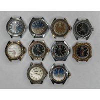 Часы Восток Амфибия. Некоторые на ходу. Как есть. Одним лотом 10 шт. С рубля