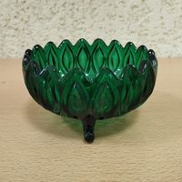 Ваза конфетница Орион, Lausitzer Glass. Германия, 1930-е г.г. (диаметр 11.5 см)