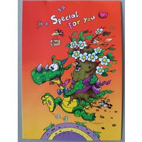 Для тебя. Юмор. Художник В Чайчук. Поздравительная открытка, глянец