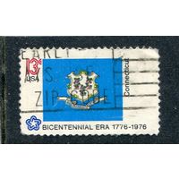 США. Флаг штата Коннектикут