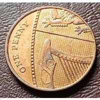 Великобритания 1 пенни, 2010     ( 2-1-1 )