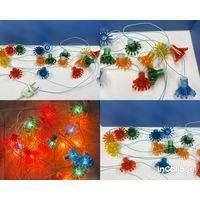 Винтажная советская электрическая гирлянда