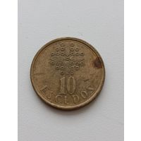 Португалия. 10 эскудо 1987 года. (4)