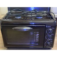 Плита газоэлектрическая настольная ПГЭ 120 К19. Газовая-электрическая духовка.