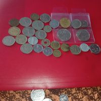Сборный лот монет и жетонов