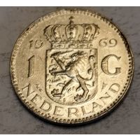 Нидерланды 1 гульден 1969