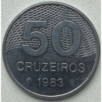 Бразилия 50 крузейро 1983 г.
