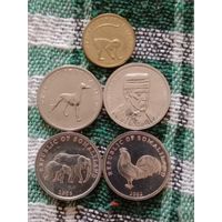 Сомалиленд лот 5 штук 2002,2005