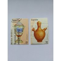Марки   Изделия из керамики Испания 1987   2 шт. -  1,00 руб.