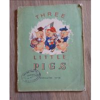 Книга для чтения "Три поросёнка" 1948 г. на английском языке