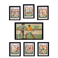 Куба-1986, (Мих.29179-2984,БЛ.93)  **  , Спорт,ЧМ-1986 по футболу(полная серия)