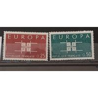 РАСПРОДАЖА ФРАНЦИЯ 1963г. Полная серия. Чист*