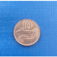 Исландия 10 эре 1981 год кальмар