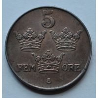 Швеция, 5 эре 1950 г. (Железо).