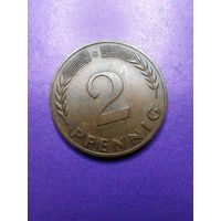 2.пфеннинга ФРГ 1968 G