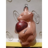 Елочная игрушка Мигка с мячиком