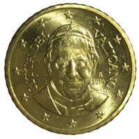 Ватикан 50 евроцентов, 2015 [UNC]