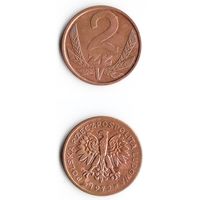 2 злотых Польша 1979 года