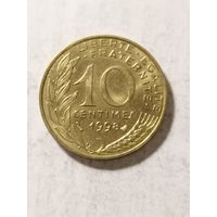Франция 10 сантим 1998
