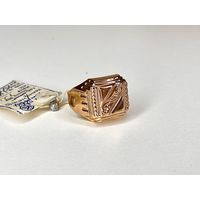 Новая золотая советская печатка перстень 585
