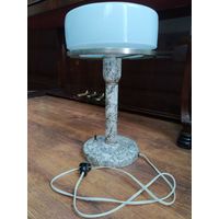 Лампа настольная, кабинетная, мрамор. Сталинский ампир. 50-е годы СССР