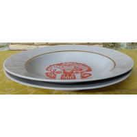 Тарелка для горячего-4. Полтавский фарфоровый завод (Полтава), 1965-1991 гг