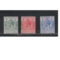 Британский Гондурас-1915,(Мих.76-78)  * , Британские колонии, Стандарт,Король(полная серия)