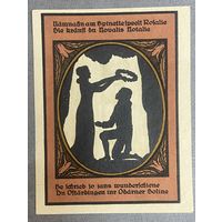 Нотгельд 50 пфеннигов 1921 год. Кальбсрит,. Веймарская республика