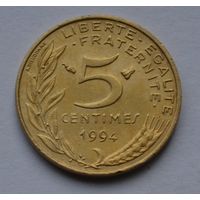 Франция, 5 сантимов 1994 г.
