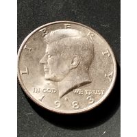 США 1/2 доллар 1983 D