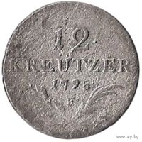Священная Римская Империя Германской Нации. Графство Тироль. 12 крейцеров 1795 F (Халль). Серебро. Нечастая.