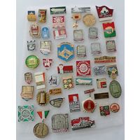 Значки городов Белоруссии - 47 шт.