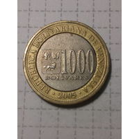 1000 боливар Венесуэла 2005 год