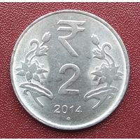 Индия. 2 рупии. 2014 год. Ноида