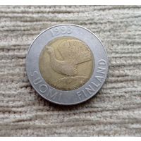 Werty71 Финляндия 10 марок 1993 Глухарь