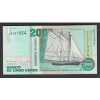 Кабо-Верде 200 эскудо 1992 года. Тип Р-63. Состояние UNC