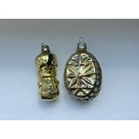 Ёлочная игрушка Красноармеец казак СССР цена за две К.16