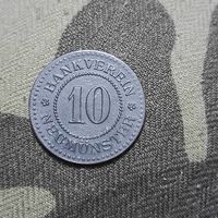 10 пфенниг (1918г.1924г.) г.Ноймюнстер. Состояние.