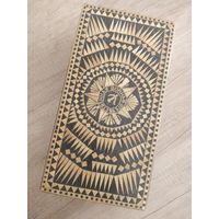 Советская шкатулка. 25х13х8,5 см. Торг.
