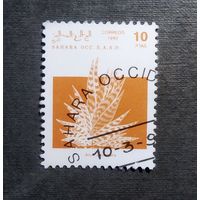 Марка Сахара 1992 год Цветы
