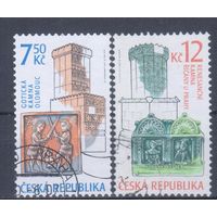 [264] Чехия 2007. Культура.Искусство.Плитка для каминов. Гашеная серия.