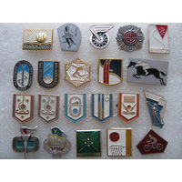 Виды спорта, цена за 1 шт., на выбор.