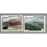 Картины. 2 марки, 1984г. Искусство, гаш. Польша.