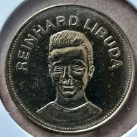 Футбольный жетон. Germany (1969). National Football Teams. Reinhard Libuda.