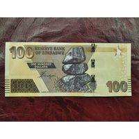 100 долларов Зимбабве 2020 г.
